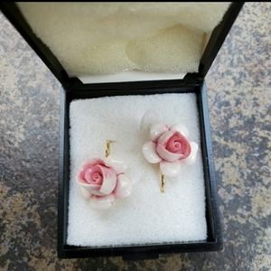 NIB Rossana Italy new flower earrings